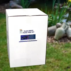 HALF OFF PONDS Simply Waterfalls 6100 Waterfall Kit with MatrixBlox, 10′ x 30′ EPDM Liner, 6,100 GPH Pump Black