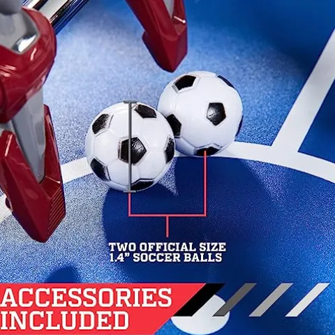 Hall of Games 56” Arcade Foosball Gaming Table Competition Size Black/Grey