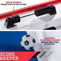 Hall of Games 56” Arcade Foosball Gaming Table Competition Size Black/Grey