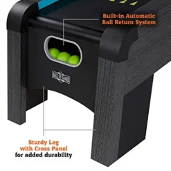 Hall of Games 108″ Roll and Score with LED Lights and Electronic Scorer Black/Blue