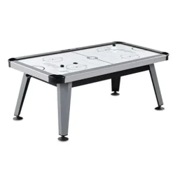 Hall of Games Arctic Rush 7′ Air Hockey Table Silver/Black