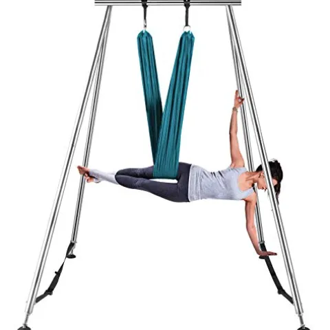 Happybuy Yoga Sling Inversion Swing Stand Green