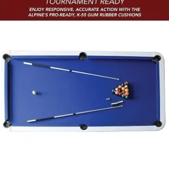 Hathaway Alpine 8-ft Outdoor Pool Table White