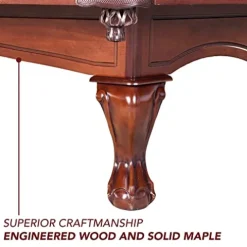 Hathaway Augusta 8-ft Pool Table Walnut Finish