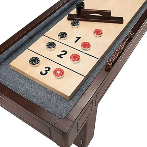 Hathaway Austin 9-ft Shuffleboard Table Mahogany Finish