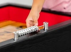 Hathaway Avenger Shuffleboard 9-Foot for Family Game Rooms Black