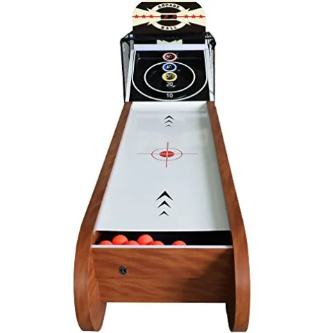 Hathaway Boardwalk 8-ft Arcade Ball Table Oak with LED Lighting