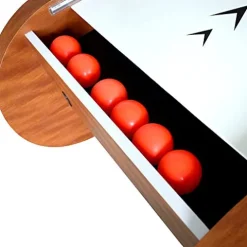 Hathaway Boardwalk 8-ft Arcade Ball Table Oak with LED Lighting