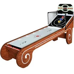 Hathaway Boardwalk 8-ft Arcade Ball Table Oak with LED Lighting