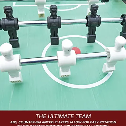 Hathaway Center Stage 59-in Pro Series Competition Foosball Table Wood Grain/Black/Green