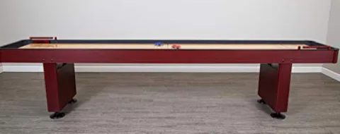 Hathaway Challenger Shuffleboard Table Dark Cherry Finish