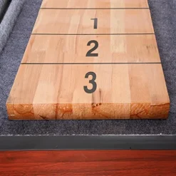 Hathaway Challenger Shuffleboard Table Dark Cherry Finish