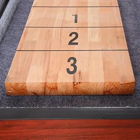 Hathaway Challenger Shuffleboard Table Dark Cherry Finish