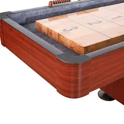 Hathaway Challenger Shuffleboard Table Dark Cherry Finish
