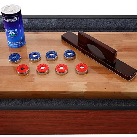 Hathaway Challenger Shuffleboard Table Dark Cherry Finish