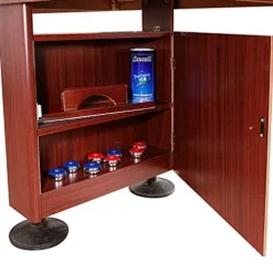 Hathaway Challenger Shuffleboard Table Dark Cherry Finish