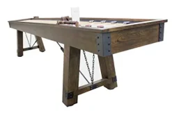 Hathaway Cheyenne 12′ Shuffleboard Table Rustic Oak