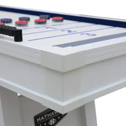Hathaway Crestline 12-Ft Shuffleboard Table White