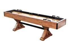 Hathaway Daulton 9-ft Shuffleboard Table White Oak Finish