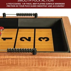 Hathaway Daulton 9-ft Shuffleboard Table White Oak Finish