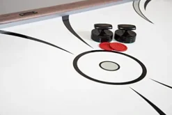 Hathaway Driftwood 7-ft Air Hockey Table Tennis Combination Woodgrain