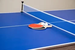 Hathaway Driftwood 7-ft Air Hockey Table Tennis Combination Woodgrain