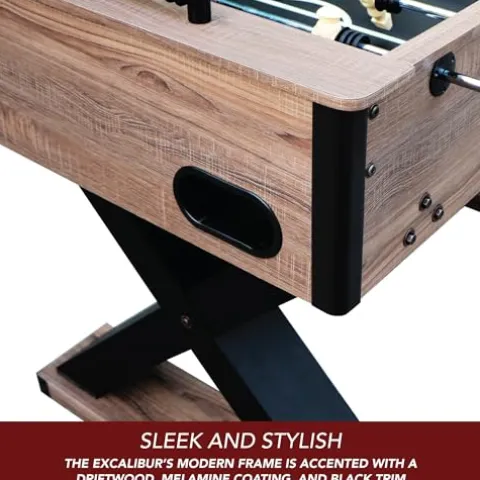 Hathaway Excalibur 54-in Competition Foosball Table Driftwood