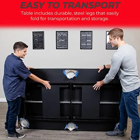 Hathaway Fairmont Portable 6-Ft Pool & Billiard Table Red