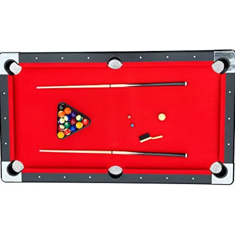 Hathaway Fairmont Portable 6-Ft Pool & Billiard Table Red