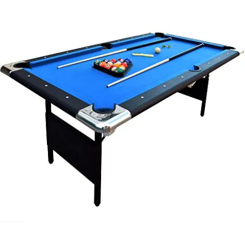 Hathaway Fairmont Portable 6-Ft Pool Table Blue