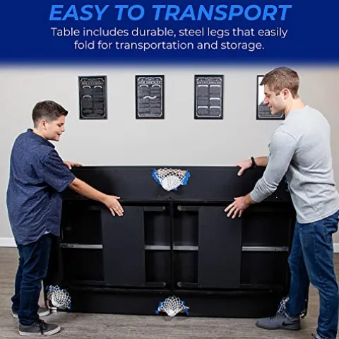 Hathaway Fairmont Portable 6-Ft Pool Table Blue