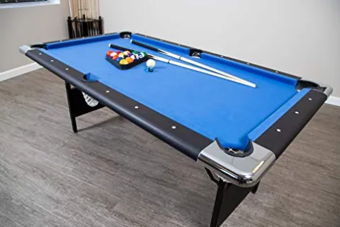 Hathaway Fairmont Portable 6-Ft Pool Table Blue