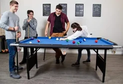 Hathaway Fairmont Portable 6-Ft Pool Table Blue