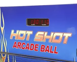 Hathaway Hot Shot Arcade Ball Roll and Score Machine Table Blue