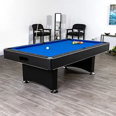 Hathaway Hustler 8-ft Pool Table with Ball Return Blue