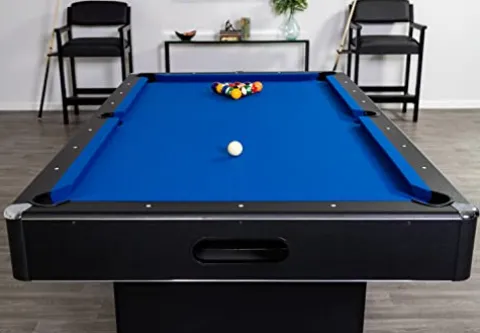 Hathaway Hustler 8-ft Pool Table with Ball Return Blue