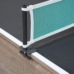 Hathaway Logan 7-ft Pool Table Combo Set with Benches – Rustic Gray Barnwood