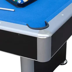 Hathaway Maverick II 7-Foot Pool and Table Tennis Multi Game Black