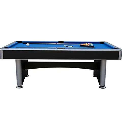 Hathaway Maverick II 7-Foot Pool and Table Tennis Multi Game Black
