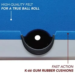 Hathaway Maverick II 7-Foot Pool and Table Tennis Multi Game Black