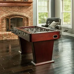 Hathaway Millennium 55-in Pro Series Foosball Table Mahogany/Black