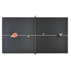 Hathaway Newport 7-ft Pool Table Combo Set with Benches Rustic Gray