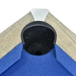 Hathaway Newport 7-ft Pool Table Combo Set with Benches Rustic Gray