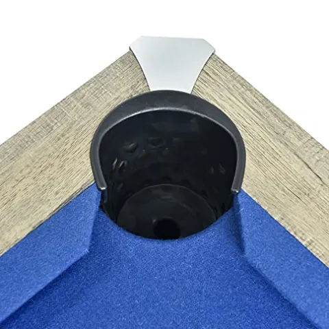 Hathaway Newport 7-ft Pool Table Combo Set with Benches Rustic Gray