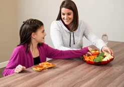 Hathaway Newport 7-ft Pool Table Tennis Combination with Dining Top, Two Storage Benches – Woodtone