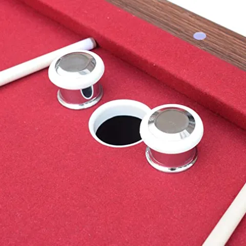 Hathaway Renegade II 54-in Bumper Pool Table Walnut / Red