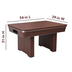 Hathaway Renegade II 54-in Bumper Pool Table Walnut / Red