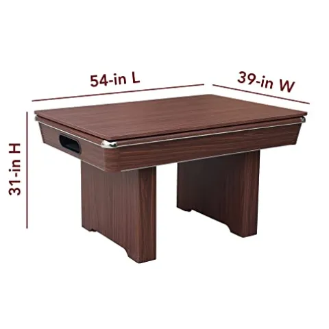 Hathaway Renegade II 54-in Bumper Pool Table Walnut / Red