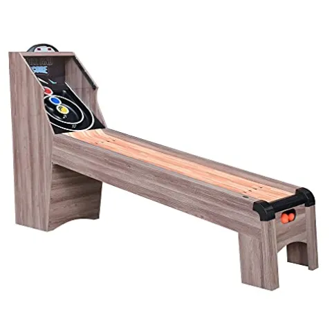 Hathaway Shooting Star Arcade Ball Roll and Score Table Driftwood