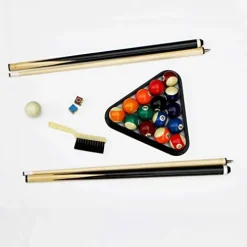 Hathaway Spartan 6-ft Pool Table with Table Tennis Top Black